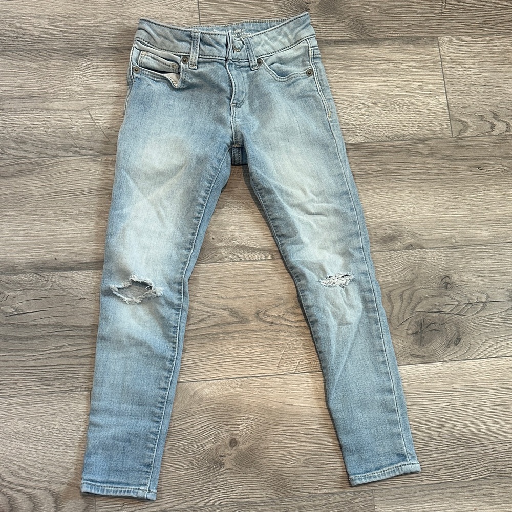 GAP kids Light Blue Distressed Girls  Jeans